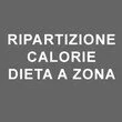 Calcolo ripartizione calorie nella dieta a Zona 40-30-30
